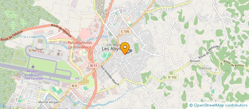 localisation de l'entreprise KAZA PIECES PRO à LES ABYMES