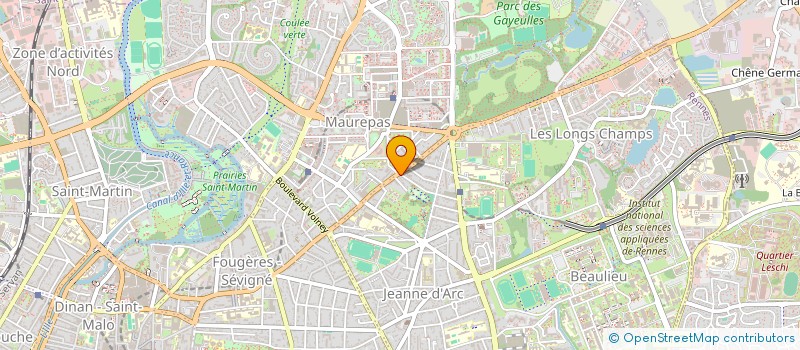localisation de l'entreprise KAZAA BIS  RENNES