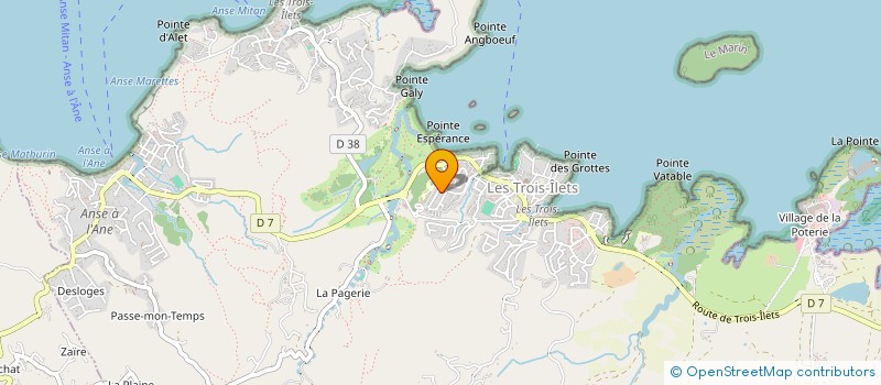 localisation de l'entreprise KAZABONHEUR à LES TROIS-ILETS
