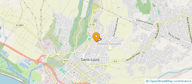 localisation de l'entreprise KAZALI à SAINT-LOUIS