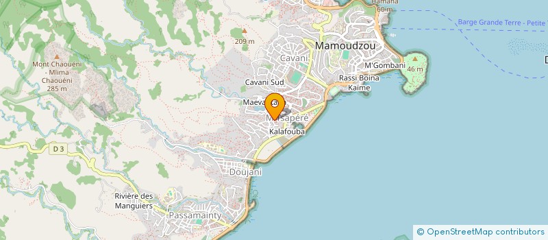 localisation de l'entreprise KAZAS-IMMO à MAMOUDZOU