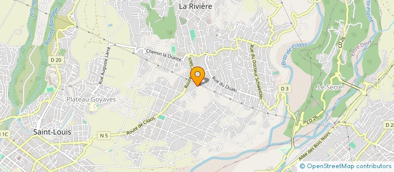 localisation de l'entreprise KAZAVEL à SAINT-LOUIS