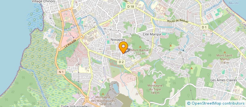 localisation de l'entreprise KAZAYA  CAYENNE