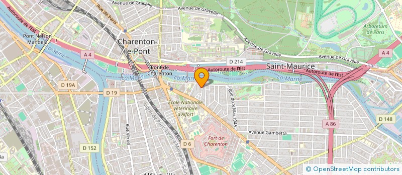 localisation de l'entreprise KAZBA ISONEXT SOFTWARE SYSTEMS TECHNOLOG  MAISONS-ALFORT