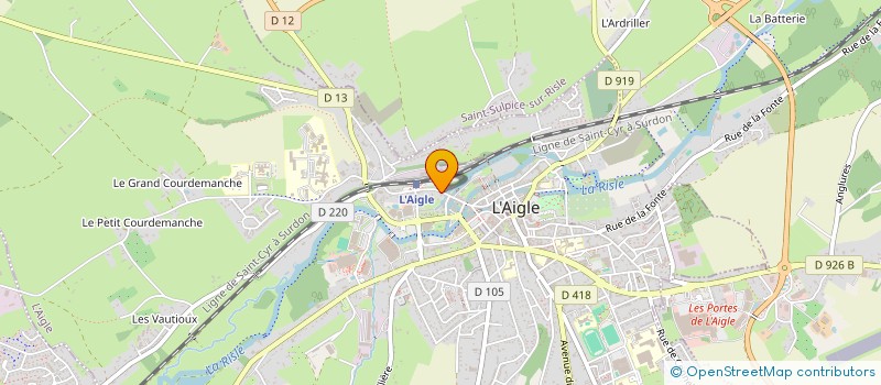 localisation de l'entreprise KAZE à L'AIGLE
