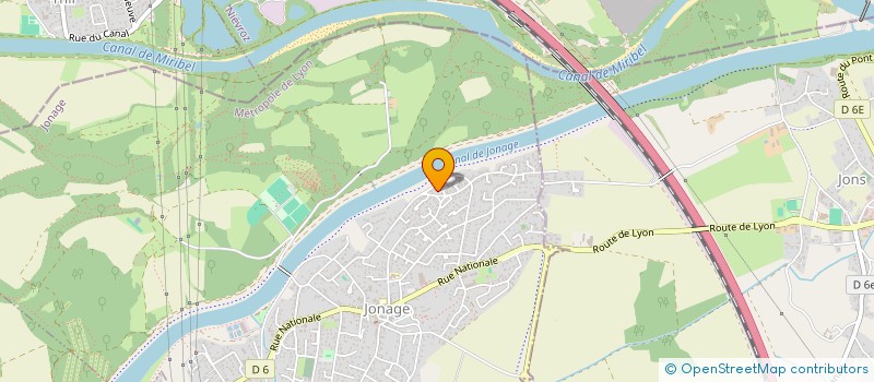 localisation de l'entreprise KAZE BUSINESS INTRODUCER  JONAGE