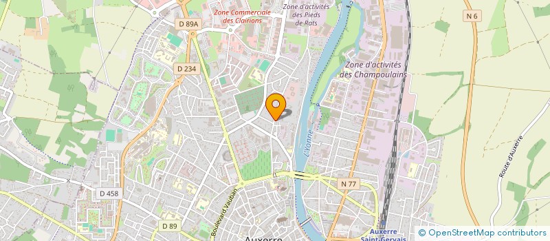localisation de l'entreprise KAZE EXCHANGE ASSOCIATION à AUXERRE