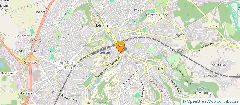 localisation de l'entreprise KAZEA à MORLAIX