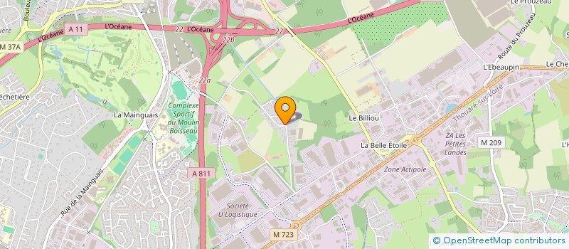 localisation de l'entreprise KAZELI  CARQUEFOU