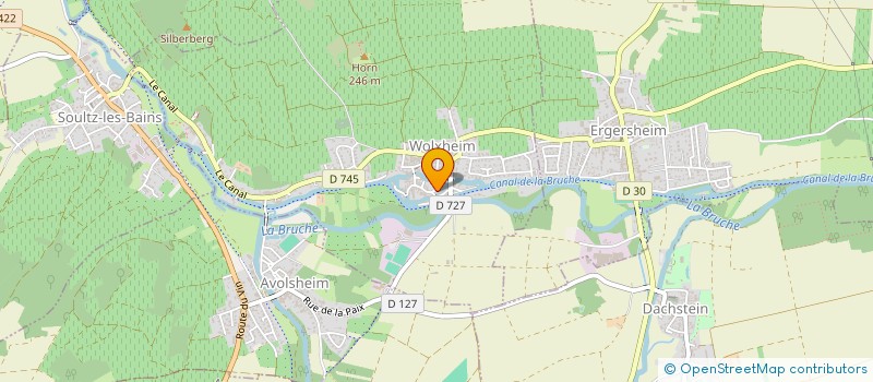 localisation de l'entreprise KAZEN à WOLXHEIM