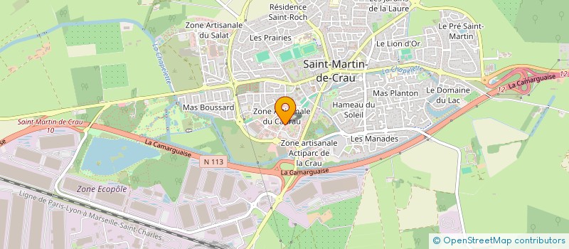 localisation de l'entreprise KAZEO à SAINT-MARTIN-DE-CRAU