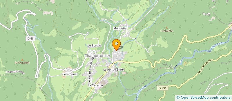 localisation de l'entreprise KAZILE IMMO à CHAMPFROMIER