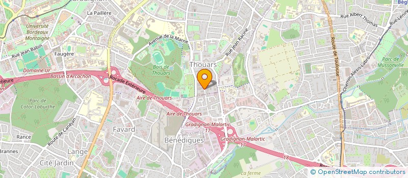 localisation de l'entreprise KAZOO CONSTRUCTION  TALENCE