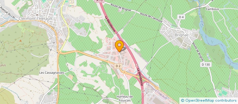 localisation de l'entreprise KAZORAN  CLERMONT-L'HERAULT