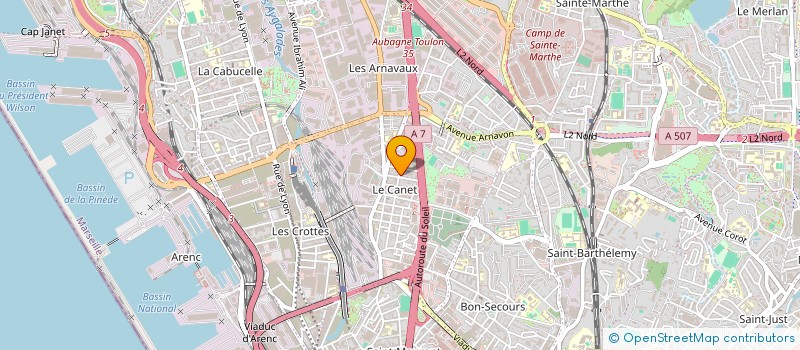 localisation de l'entreprise KAZOUINI à MARSEILLE