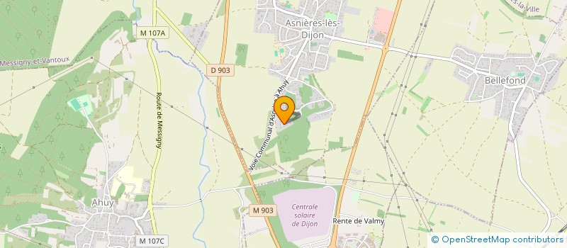 localisation de l'entreprise KB  ASNIERES-LES-DIJON