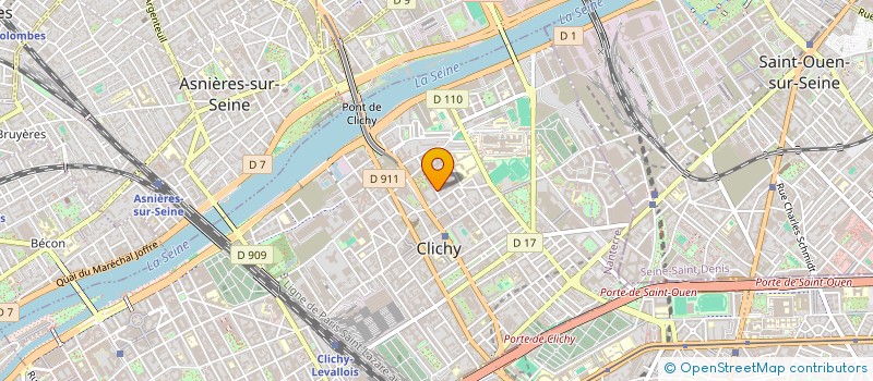 localisation de l'entreprise KB à CLICHY