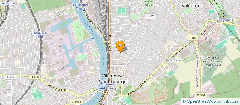 localisation de l'entreprise KB à VILLENEUVE-SAINT-GEORGES