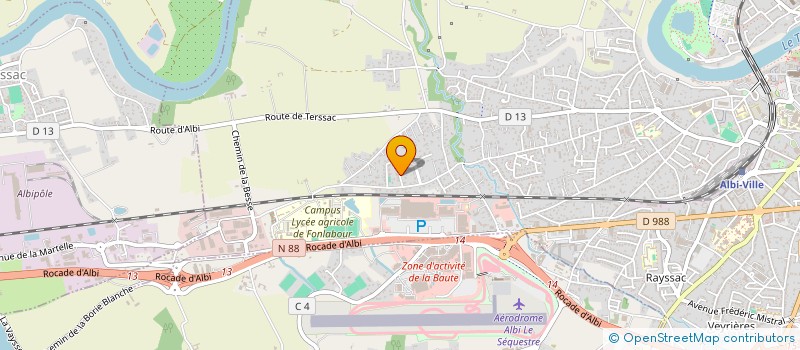 localisation de l'entreprise KB-81 à ALBI