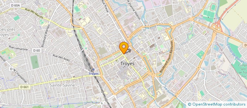 localisation de l'entreprise KB à TROYES