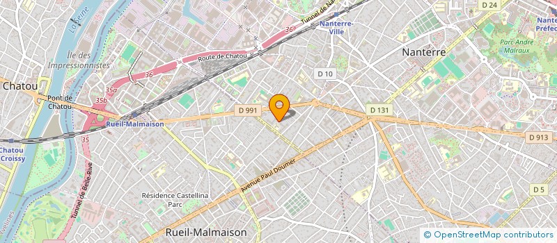 localisation de l'entreprise KB  NANTERRE