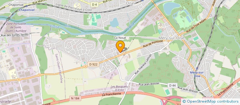 localisation de l'entreprise KB 95 PIZZA  MERY-SUR-OISE