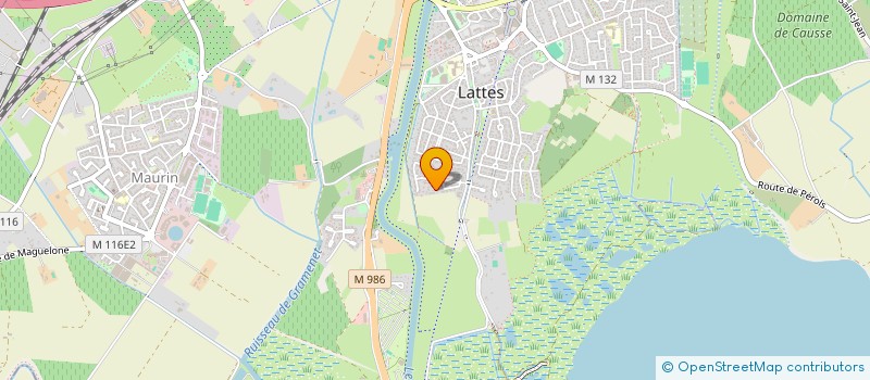 localisation de l'entreprise KB 96 à LATTES