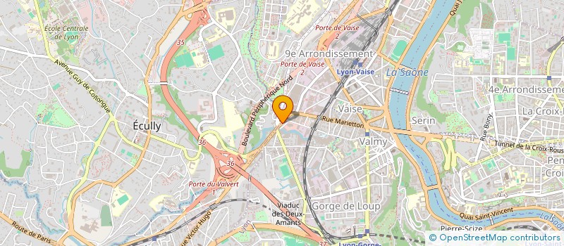 localisation de l'entreprise KB  LYON