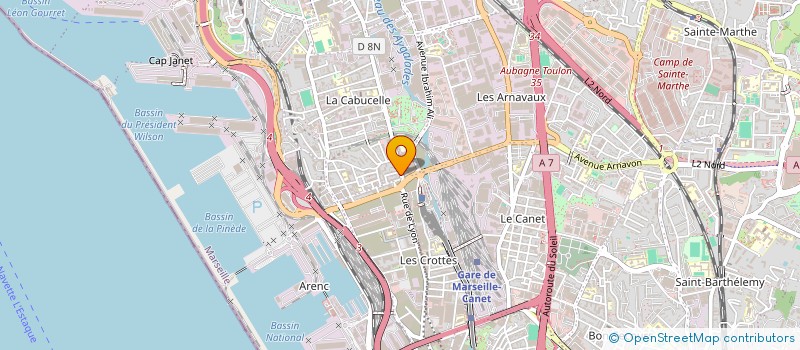 localisation de l'entreprise KB ALIM à MARSEILLE