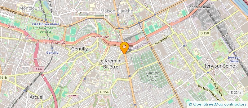 localisation de l'entreprise KB AUTO  LE KREMLIN-BICETRE