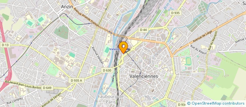 localisation de l'entreprise KB BAT  VALENCIENNES