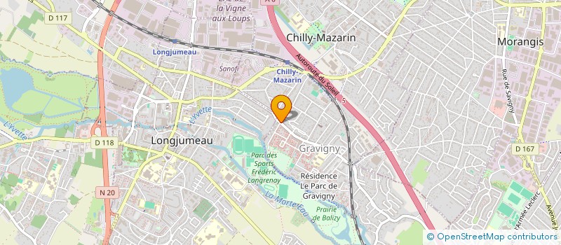 localisation de l'entreprise KB BUILDING  CHILLY-MAZARIN