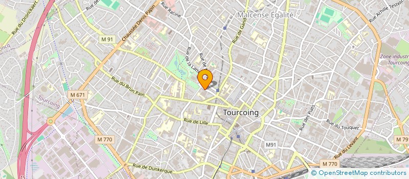 localisation de l'entreprise KB CAB  TOURCOING