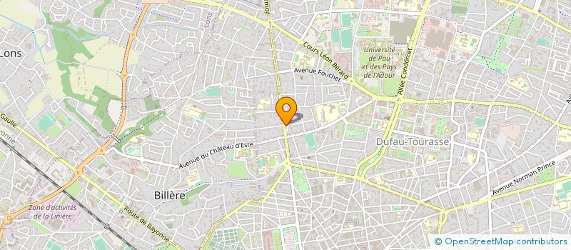 localisation de l'entreprise KB COACHING à PAU