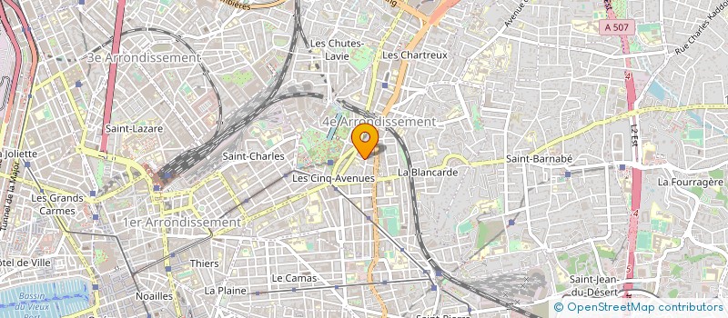 localisation de l'entreprise KB COMMUNICATION ET ASSISTANCE à MARSEILLE