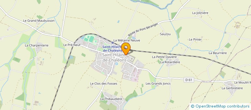 localisation de l'entreprise KB CONSEIL  SAINT-HILAIRE-DE-CHALEONS