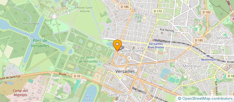 localisation de l'entreprise KB CONSEIL  VERSAILLES