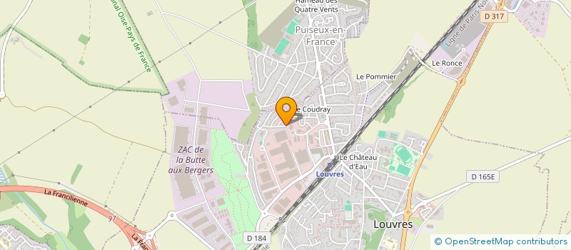 localisation de l'entreprise KB CONSEIL  LOUVRES