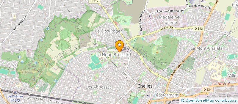 localisation de l'entreprise KB CONSULTING  CHELLES