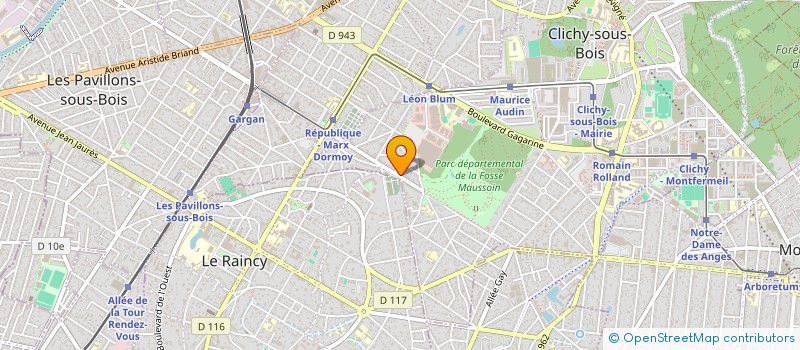 localisation de l'entreprise KB CONSULTING à CLICHY-SOUS-BOIS