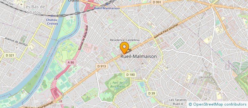 localisation de l'entreprise KB CRAWL à RUEIL-MALMAISON