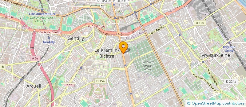 localisation de l'entreprise KB CUISINE à LE KREMLIN-BICETRE