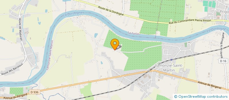 localisation de l'entreprise KB DISTRIB  LAMONZIE-SAINT-MARTIN