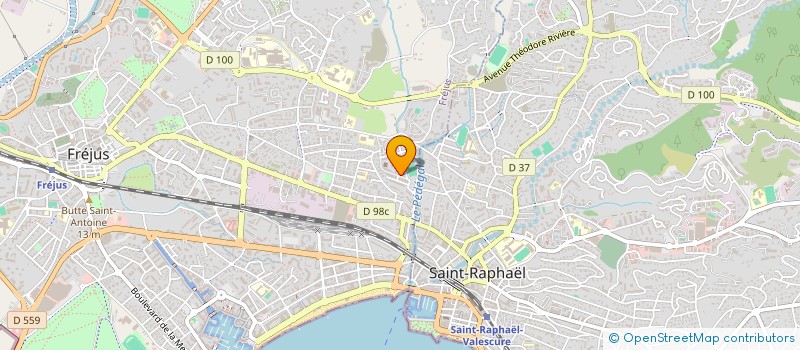 localisation de l'entreprise KB DRIVER à FREJUS