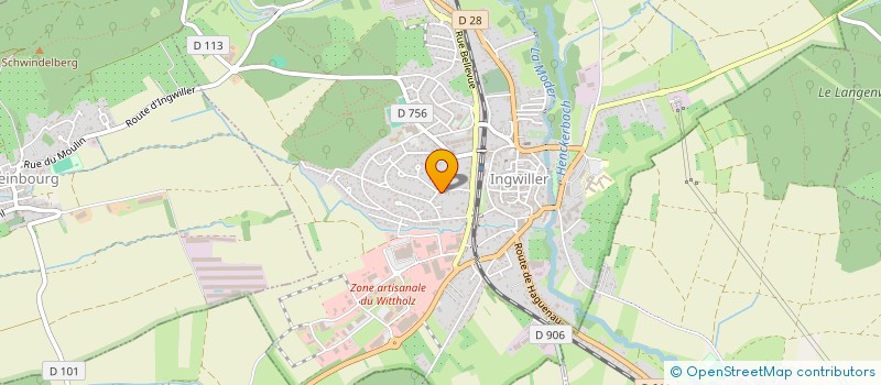 localisation de l'entreprise KB EVENT  INGWILLER