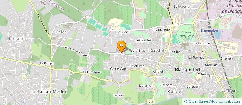 localisation de l'entreprise KB FINANCE ETHIQUE ET DURABLE à BLANQUEFORT