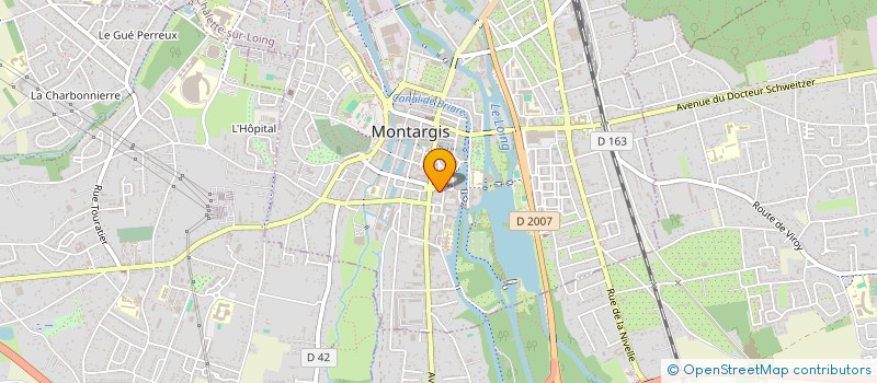 localisation de l'entreprise KB FONTAINEBLEAU IMMOBILIER  MONTARGIS
