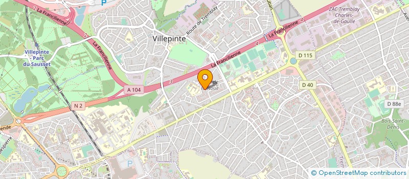 localisation de l'entreprise KB FOOD à VILLEPINTE