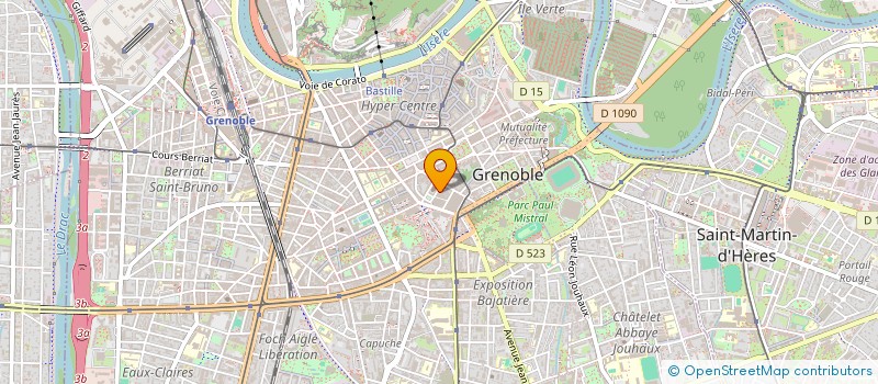 localisation de l'entreprise KB FOOD  GRENOBLE