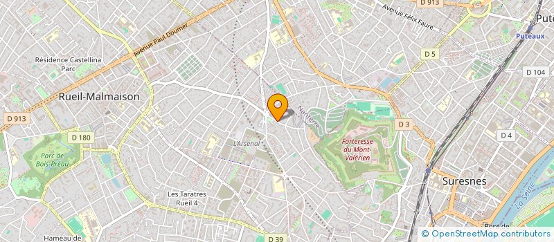 localisation de l'entreprise KB FRAGRANCIA à RUEIL-MALMAISON
